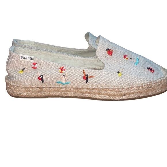 Soludos Embroidered Swimmer Espadrilles in a size 8 - Picture 2 of 10